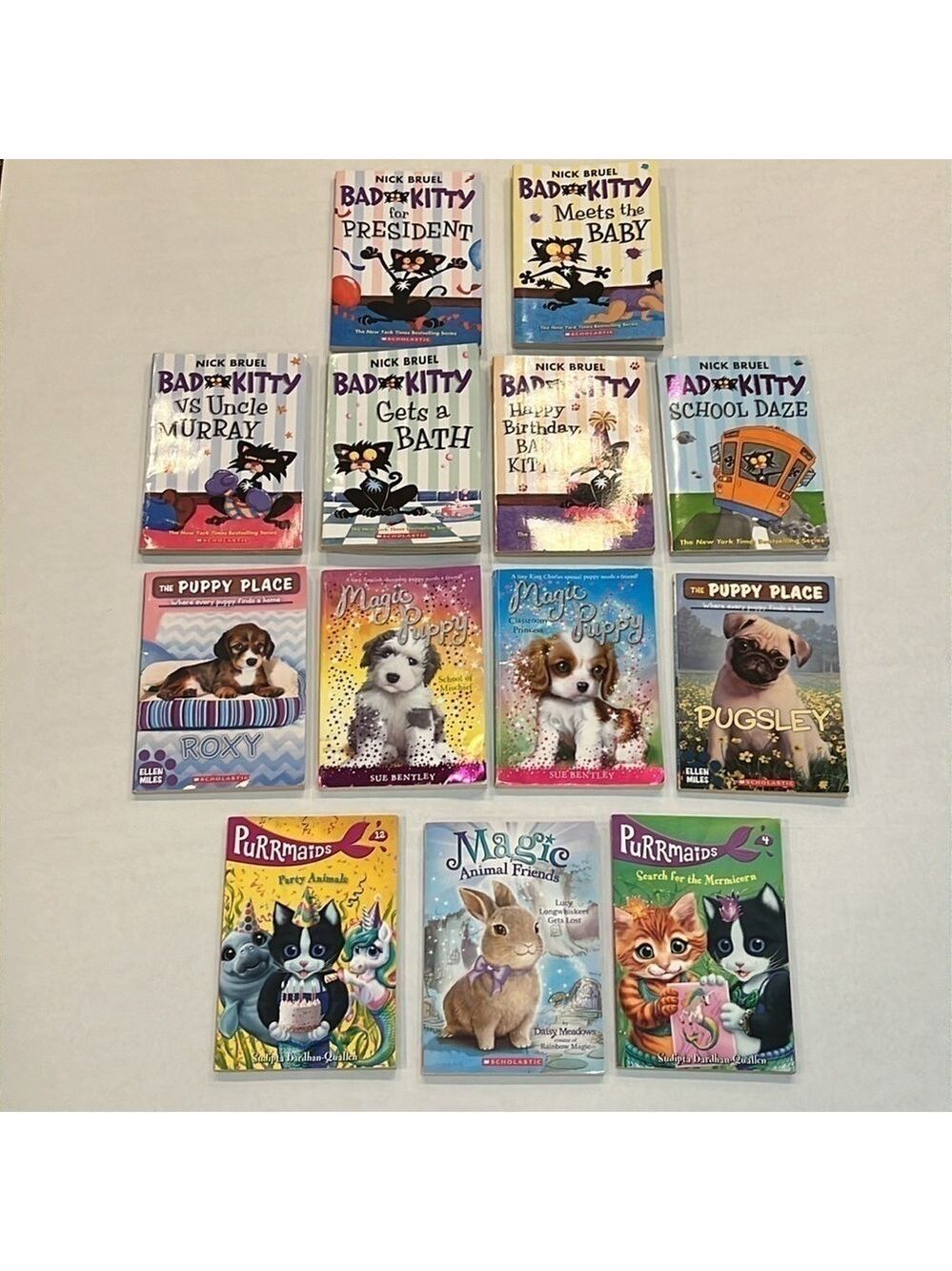 Bad Kitty Books/ Purmaids Books/ Magic Puppy Books/ The Puppy Place Books Bundle